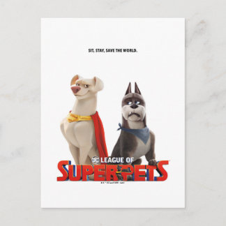 DC Liga der Theaterkunst der Super-Pets Postkarte