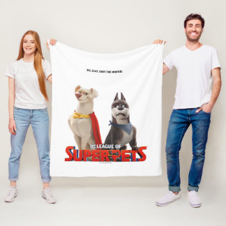 DC Liga der Theaterkunst der Superpets Fleecedecke