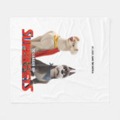 DC Liga der Theaterkunst der Superpets Fleecedecke (Vorderseite (Horizontal))