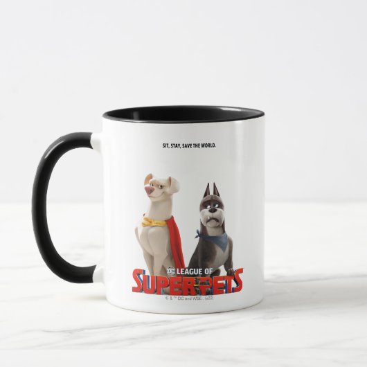 DC Liga der Theaterkunst der Superpets Tasse (Links)