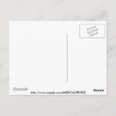 DC-LOGO - CHIROPRAKTISCHER KADUCEUS POSTKARTE (Rückseite)