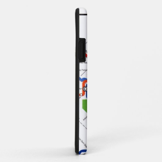 DC-Metro Case-Mate iPhone Hülle (Hinten/Rechts)