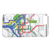 DC-Metro Case-Mate iPhone Hülle (Rückseite (Horizontal))