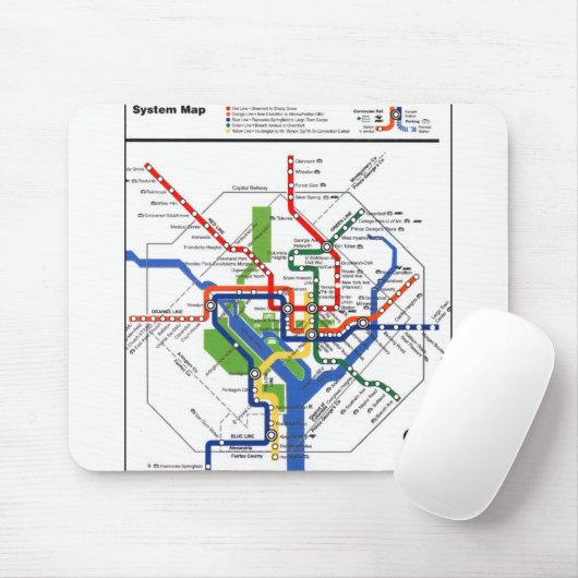 DC-Metro Mousepad (Mit Mouse)