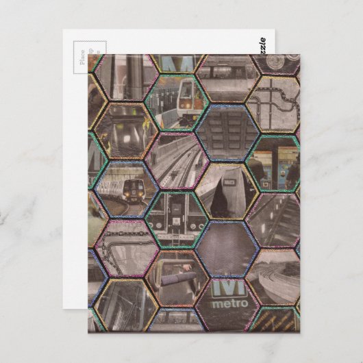 DC Metro Postkarte (Vorne/Hinten)