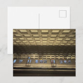 DC-Metro-Zug Postkarte (Vorne/Hinten)
