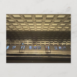 DC-Metro-Zug Postkarte