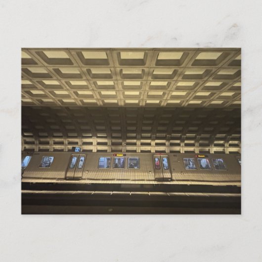 DC-Metro-Zug Postkarte (Vorderseite)