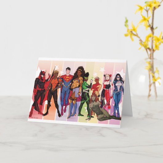 DC Pride Comic Cover 2022 Variante Karte (Gelbe Blume)