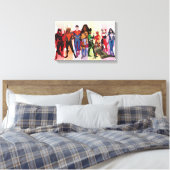 DC Pride Comic Cover 2022 Variante Leinwanddruck (Insitu (Schlafzimmer))