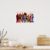 DC Pride Comic Cover 2022 Variante Poster (Küche)