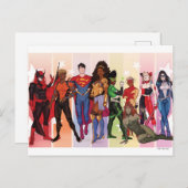 DC Pride Comic Cover 2022 Variante Postkarte (Vorne/Hinten)