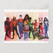 DC Pride Comic Cover 2022 Variante Postkarte (Vorderseite)