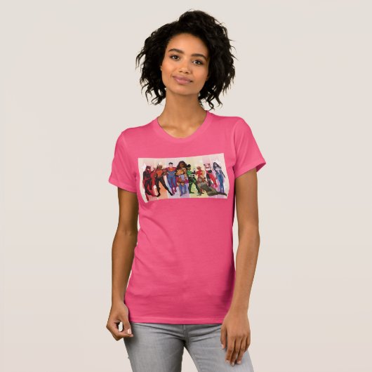 DC Pride Comic Cover 2022 Variante T-Shirt (Vorne ganz)