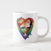 DC Pride Harley Quinn & Poison Ivy Comic Cover Jumbo-Tasse (Rechts)