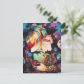 DC Pride Harley Quinn & Poison Ivy Comic Cover Postkarte (Stehend Vorderseite)