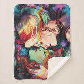 DC Pride Harley Quinn & Poison Ivy Comic Cover Sherpadecke (Vorderseite)