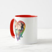 DC Pride Harley Quinn & Poison Ivy Comic Cover Tasse (Vorderseite Links)