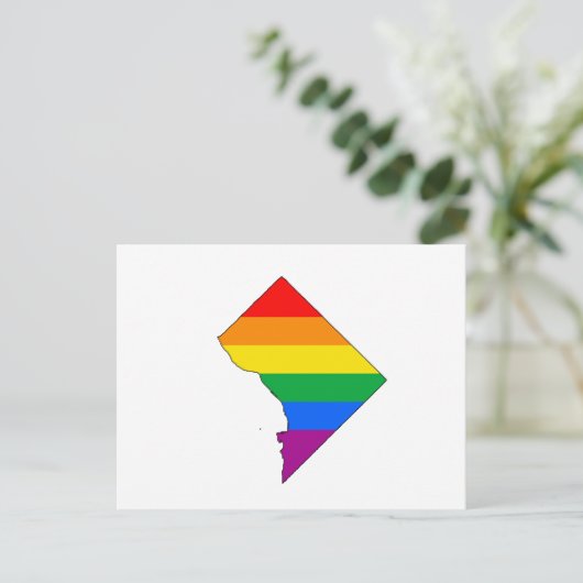 DC PRIDE POSTKARTE (Stehend Vorderseite)