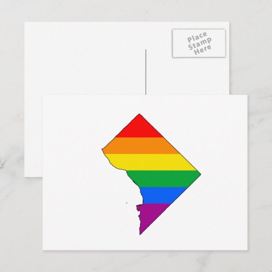 DC PRIDE POSTKARTE (Vorne/Hinten)