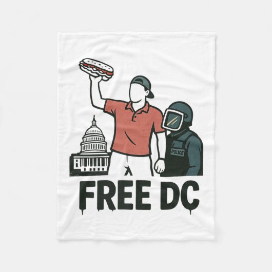 Dc Sandwich Typ Sandwich Typ Kostenloser DC Premiu Fleecedecke (Vorderseite)
