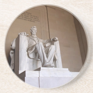 DC-Serie---Lincoln Memorial DC 4 Sandstein Untersetzer