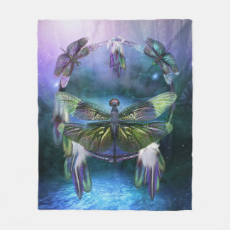 DC_Spirit der Libellen-Kunst-Fleece-Decke Fleecedecke