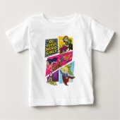 DC Super Hero Girls Action Panels Baby T-shirt (Vorderseite)