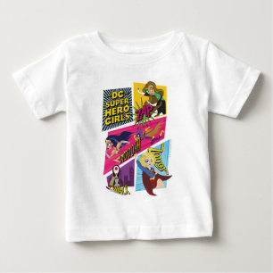 DC Super Hero Girls Action Panels Baby T-shirt
