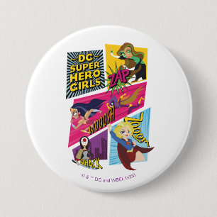 DC Super Hero Girls Action Panels Button