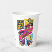 DC Super Hero Girls Action Panels Pappbecher (Vorderseite)