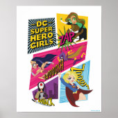 DC Super Hero Girls Action Panels Poster (Vorne)
