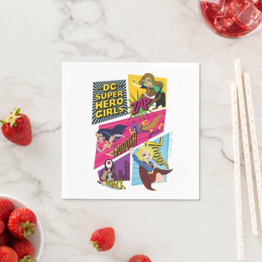 DC Super Hero Girls Action Panels Serviette (Beispiel)