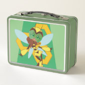 DC Super Hero Girls Bumble Bee Metall Brotdose (Rückseite)