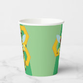 DC Super Hero Girls Bumble Bee Pappbecher (Links)