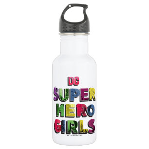 DC Super Hero Girls City Letters Edelstahlflasche