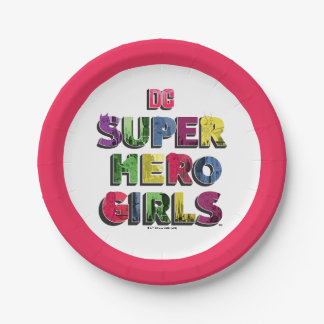 DC Super Hero Girls City Letters Pappteller