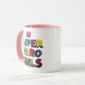 DC Super Hero Girls City Letters Tasse (Vorderseite Links)