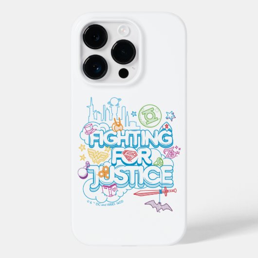 DC Super Hero Girls kämpfen für Gerechtigkeit Case-Mate iPhone Hülle (Rückseite)