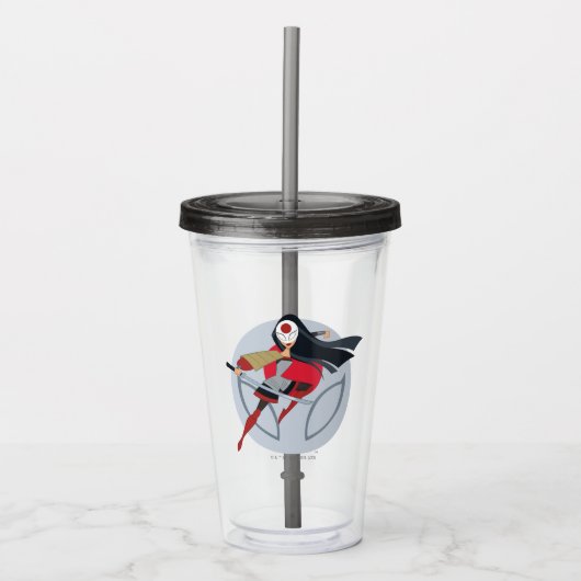 DC Super Hero Girls Katana Acryltrinkbecher (Vorderseite)