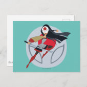 DC Super Hero Girls Katana Postkarte (Vorne/Hinten)