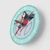 DC Super Hero Girls Katana Runde Wanduhr (Winkel)