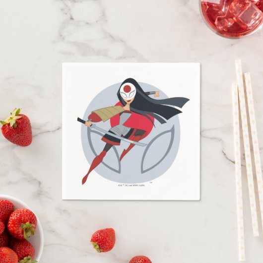 DC Super Hero Girls Katana Serviette (Beispiel)