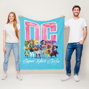 DC Super Hero Girls Lineup Fleecedecke