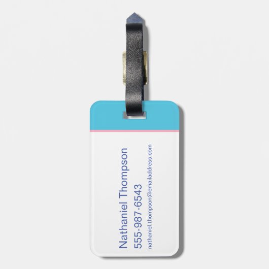 DC Super Hero Girls Lineup Gepäckanhänger (Rückseite vertikal)