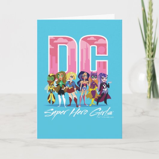 DC Super Hero Girls Lineup Karte (Vorderseite)