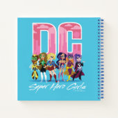 DC Super Hero Girls Lineup Notizblock (Rückseite)