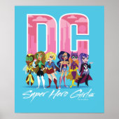 DC Super Hero Girls Lineup Poster (Vorne)