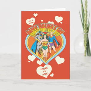 DC Super Hero Girls Muttertag Karte