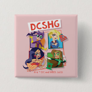 DC Super Hero Girls Quartett Button